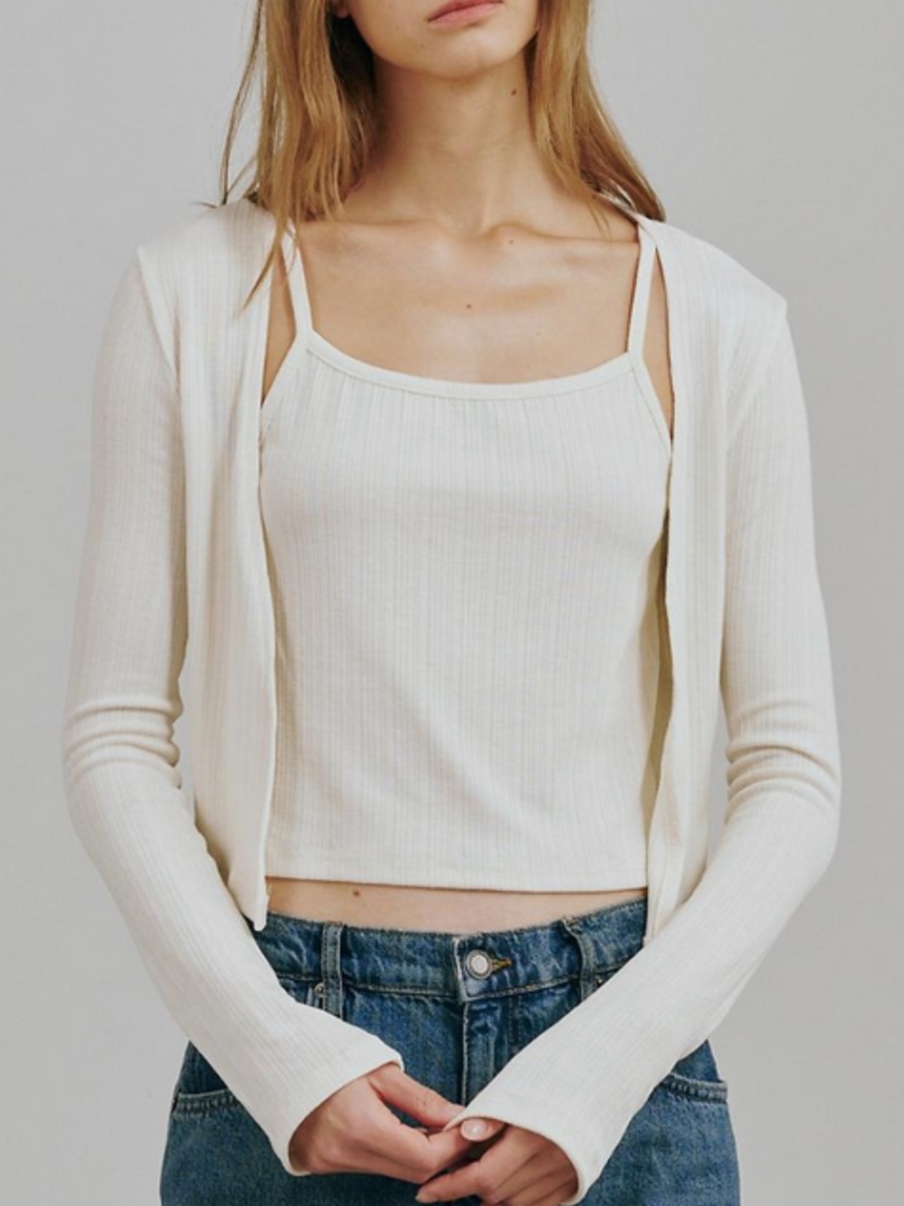GU UNIQLO Cardigan set